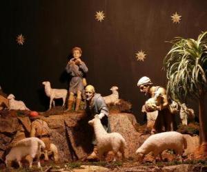 пазл Пастухам Рождество символов
